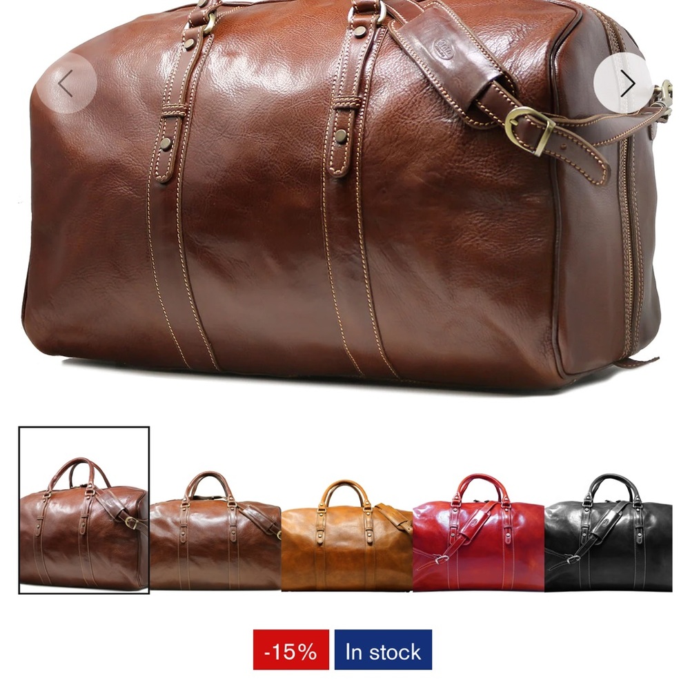 Selling a Floto leather travel bag.$400 new.    never been used. Sell for $275.